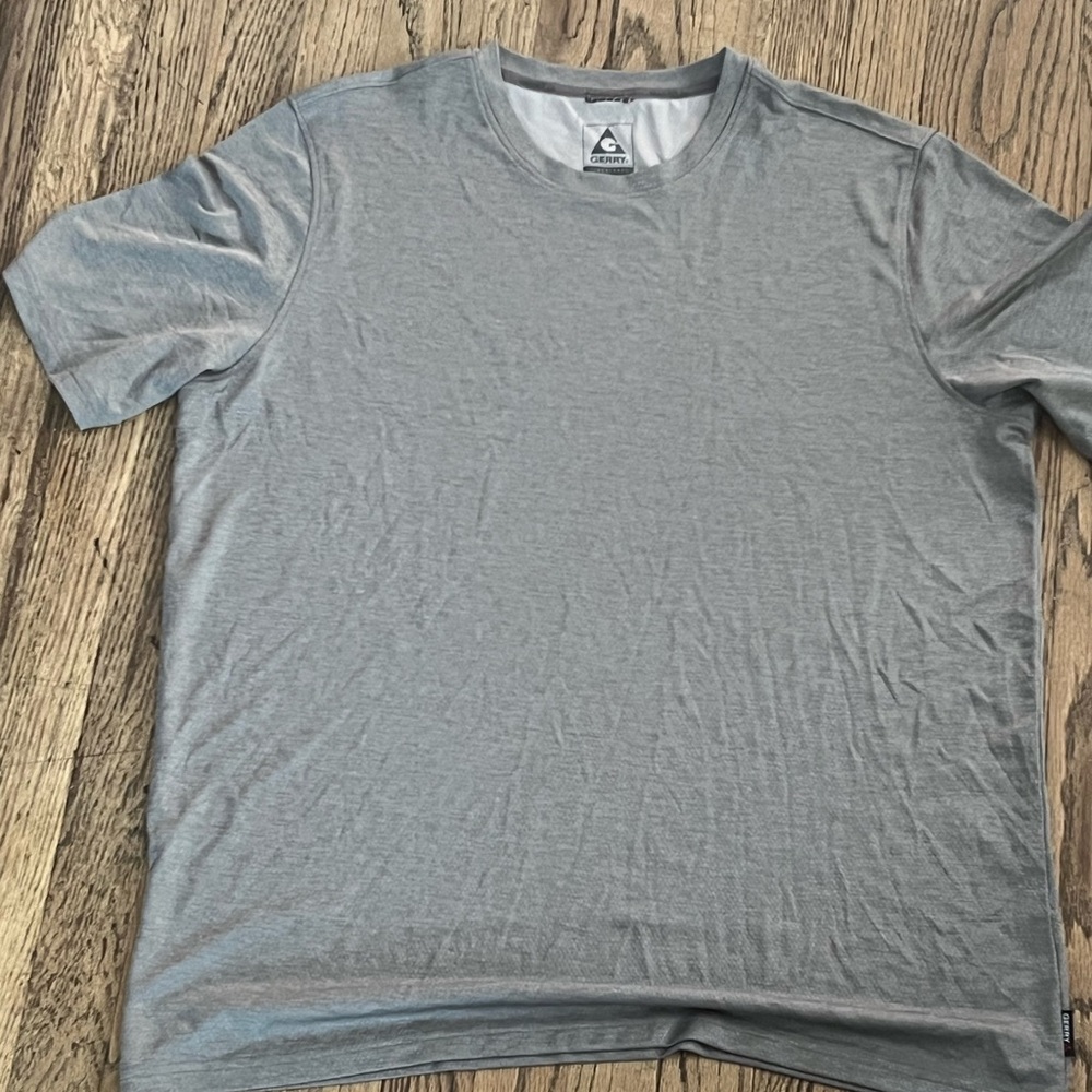 Gerry Weber Men's Silver Short Sleeve Tee